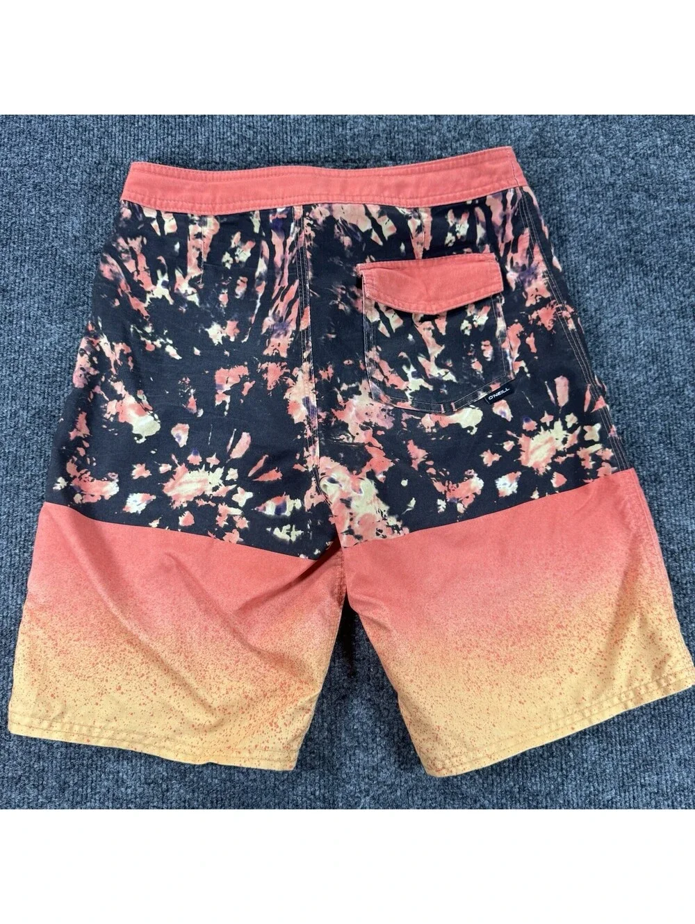 O'Neill Boys Board Shorts Radicool Orange Black Boardies Surf Beach